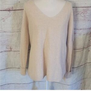 Sundance Rowan Cashmere Sweater/Small/Oatmeal